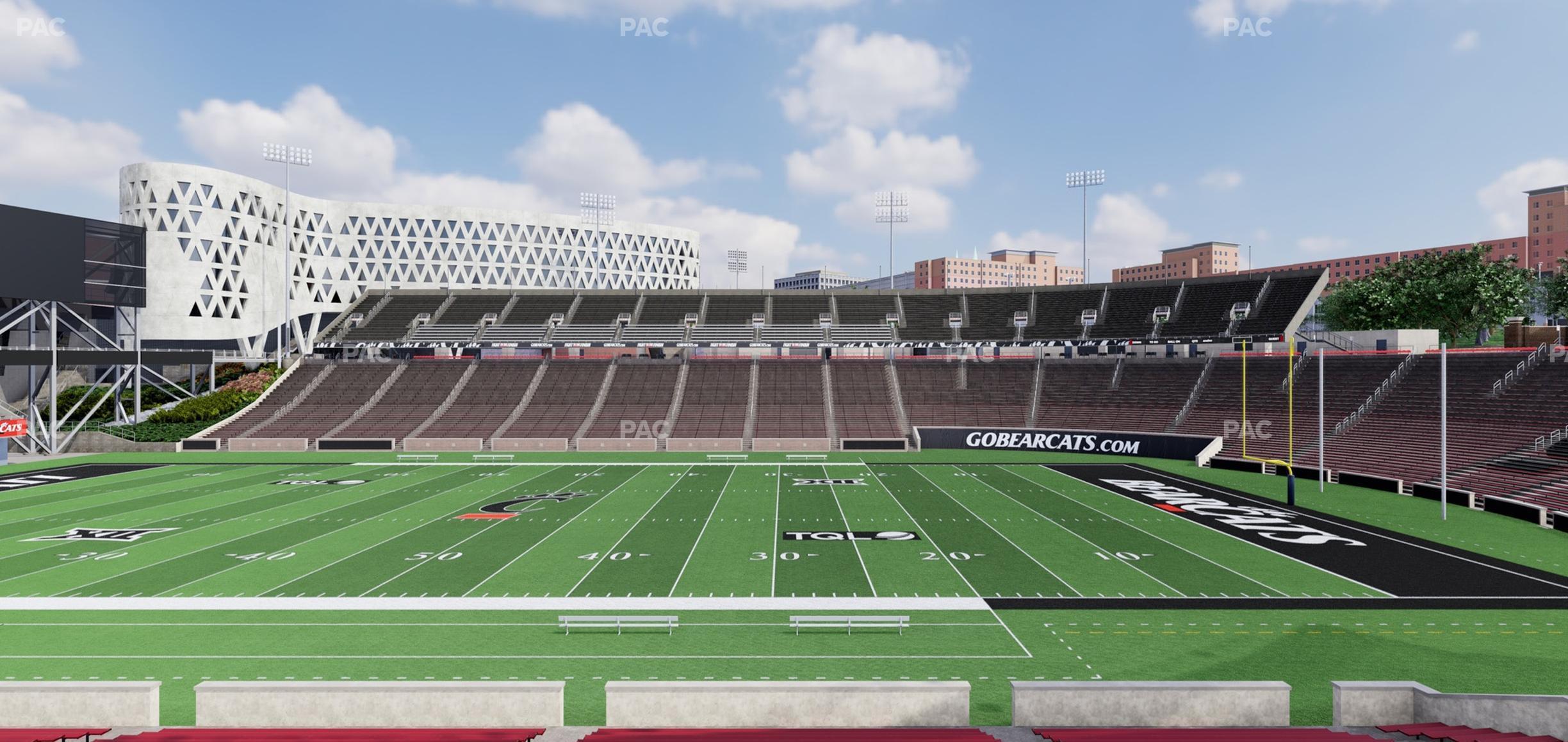 Seating view for Nippert Stadium Section 120