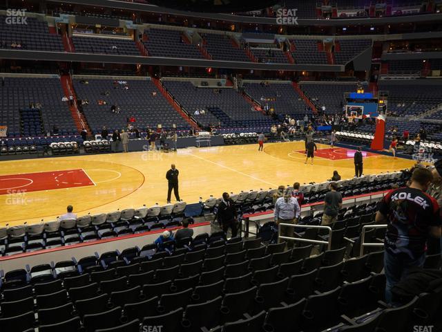 Seating view for Capital One Arena Section 110