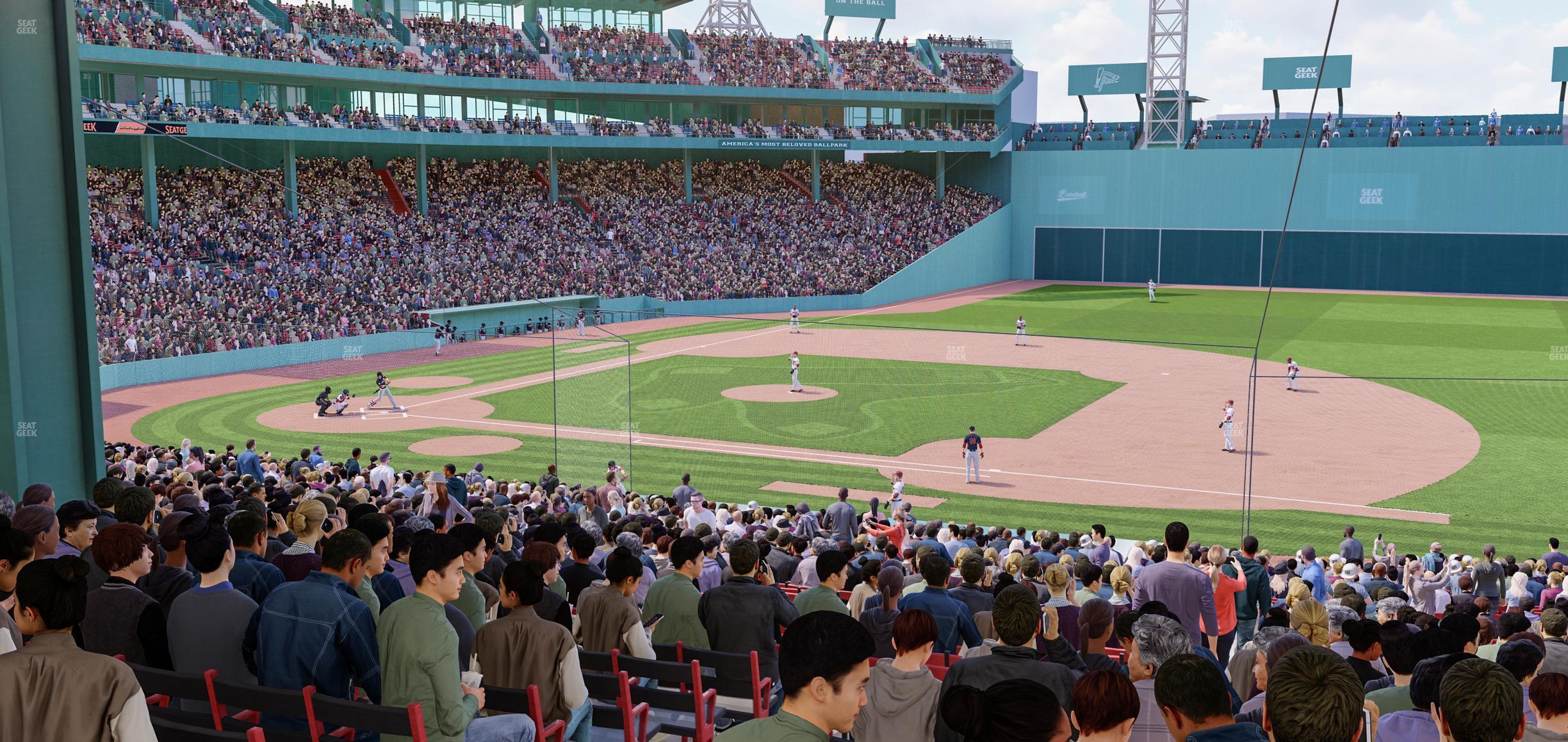 Seating view for Fenway Park Section Grandstand 14