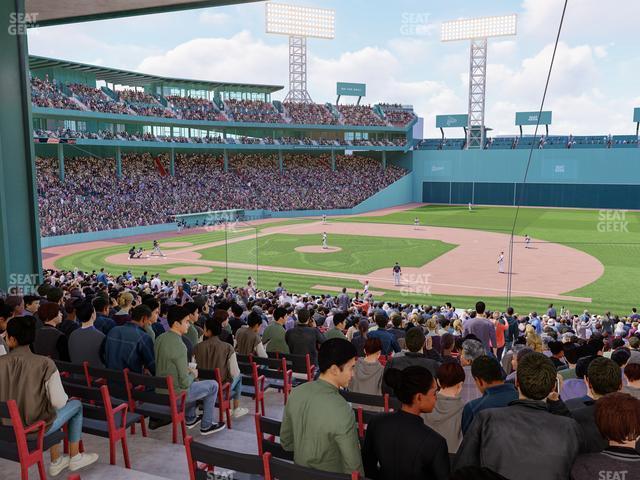 Seating view for Fenway Park Section Grandstand 14