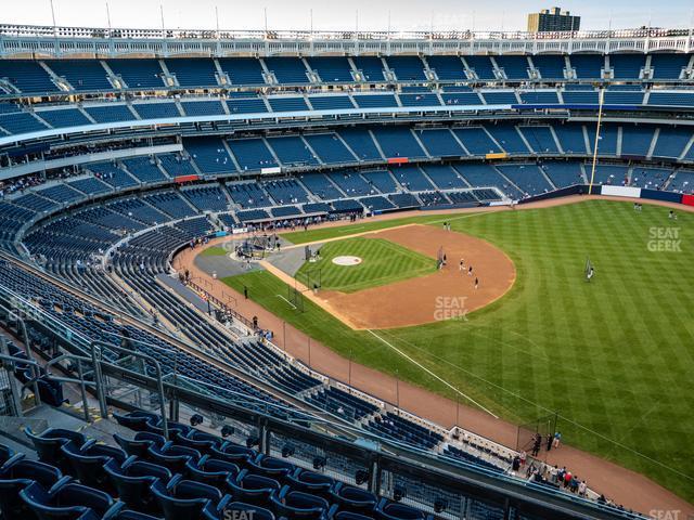 Seating view for Yankee Stadium Section Grandstand Level 410