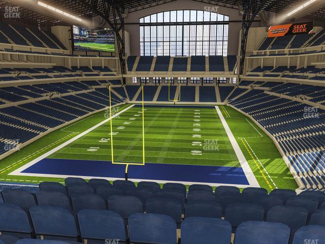 Seating view for Lucas Oil Stadium Section 425