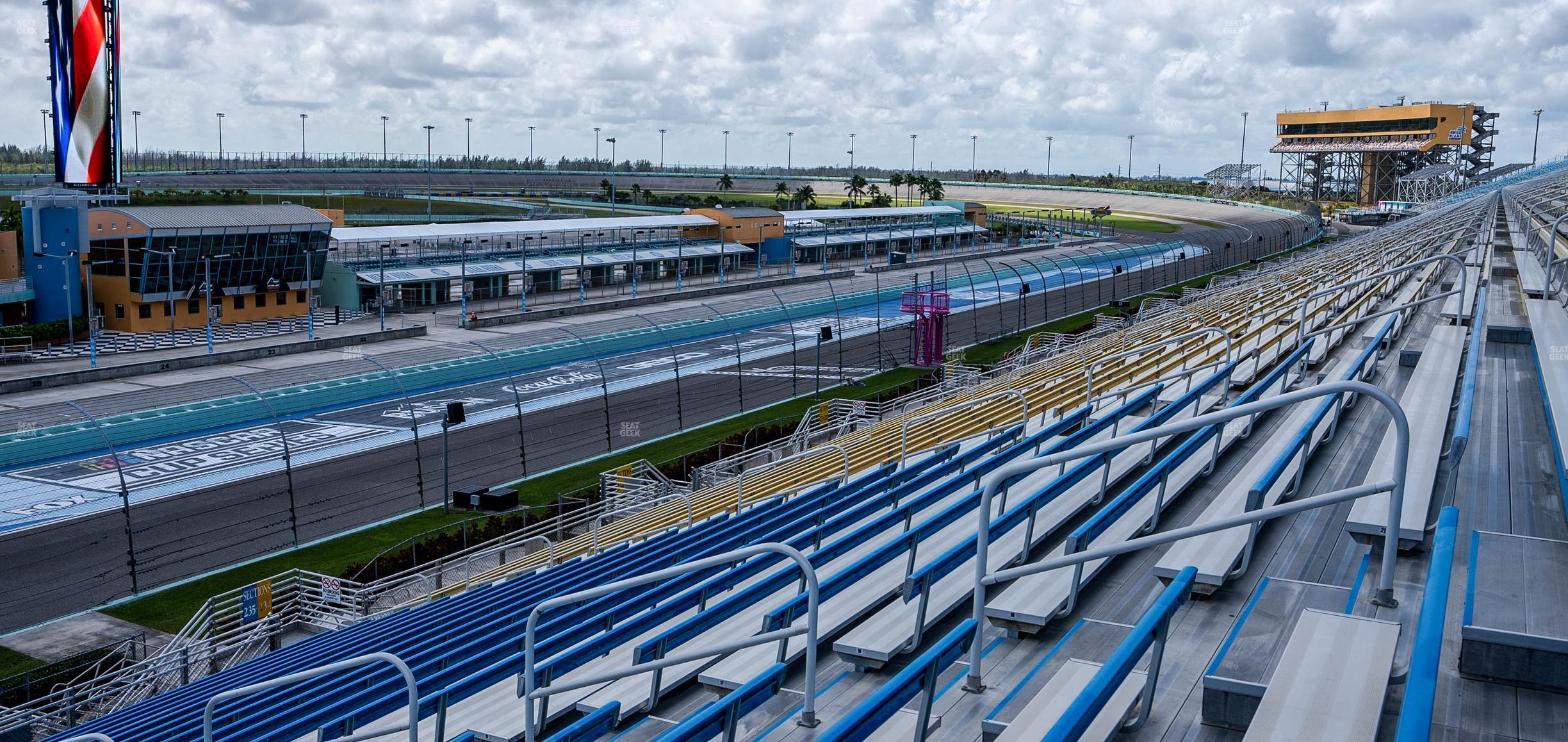 Seating view for Homestead-Miami Speedway Section 236