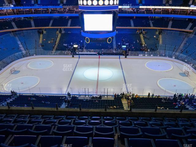 Seating view for KeyBank Center Section 320