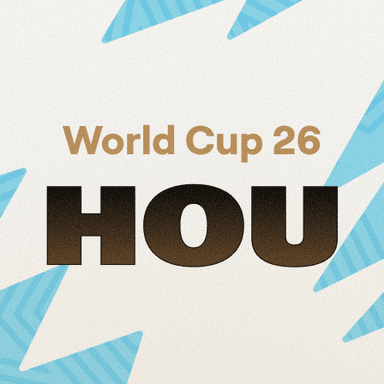 Houston word mark world cup 2026 logo